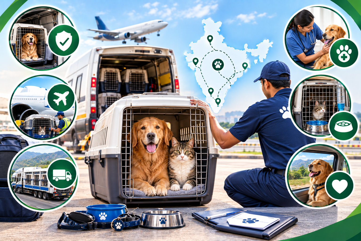Benefits of Professional Interstate Pet Relocation Services in India